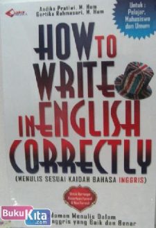 Write in English Correctly